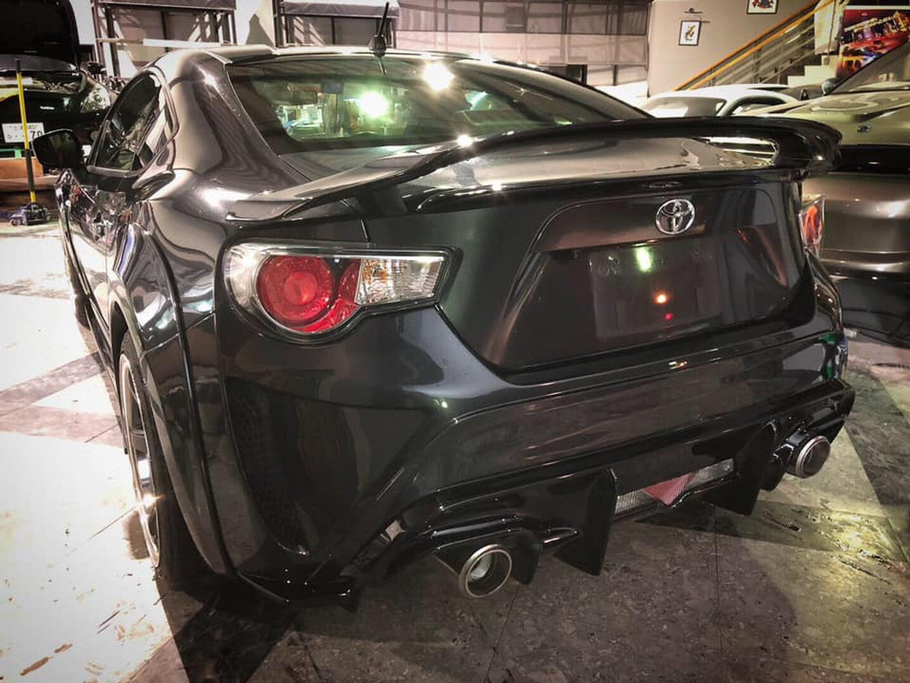 VeilSide 2013-2020 Scion FR-S/ Subaru BR-Z/ Toyota 86 Rear Lip Spoiler (Japanese FRP)